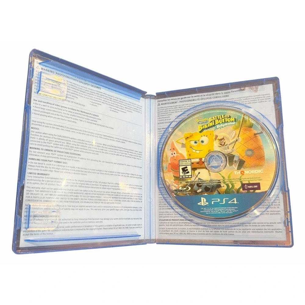 Spongebob Squarepants: Battle for Bikini Bottom Rehydrated - PlayStation 4